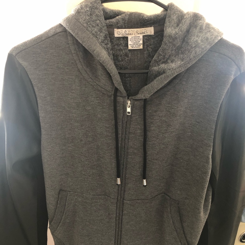 Grey zip jacket